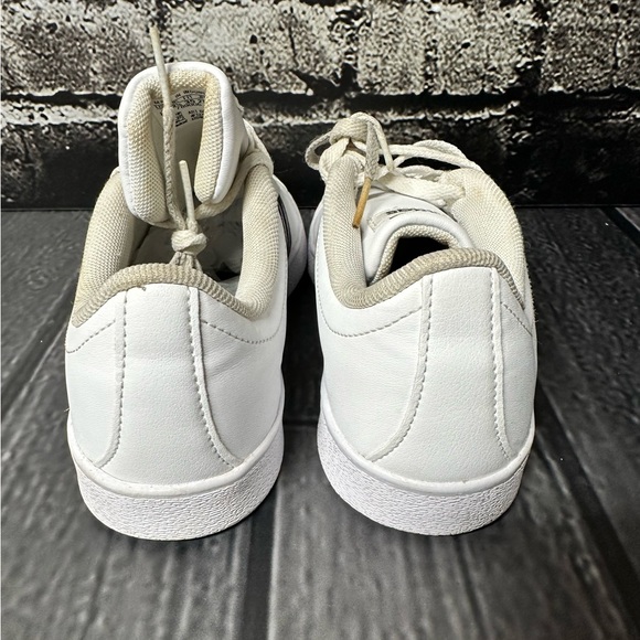 Adidas Kid's Unisex VL Court 2.0 Shoes White Black Size 3 - Picture 9 of 10